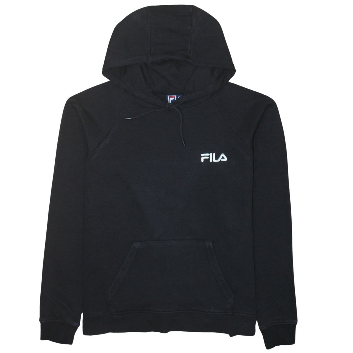 Mens UK Size XL FILA Black Pullover Hoodie