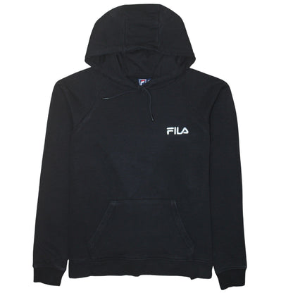 Mens UK Size XL FILA Black Pullover Hoodie