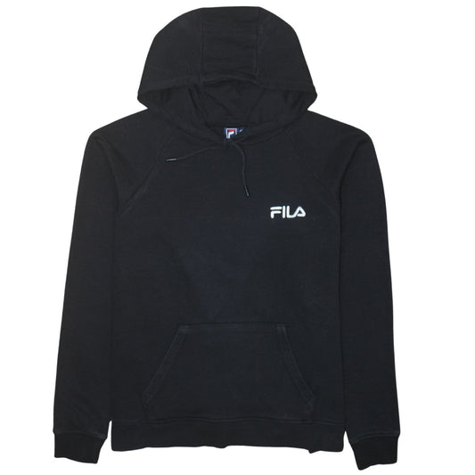 Mens UK Size XL FILA Black Pullover Hoodie
