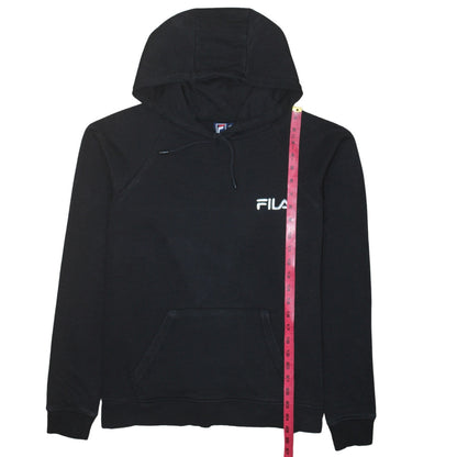 Mens UK Size XL FILA Black Pullover Hoodie