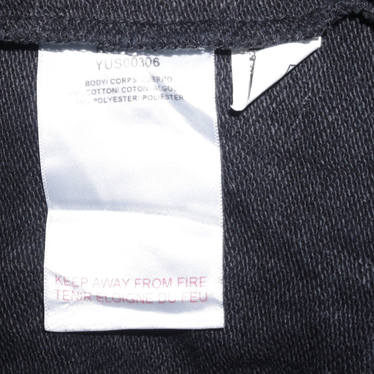 Mens UK Size XL FILA Black Pullover Hoodie