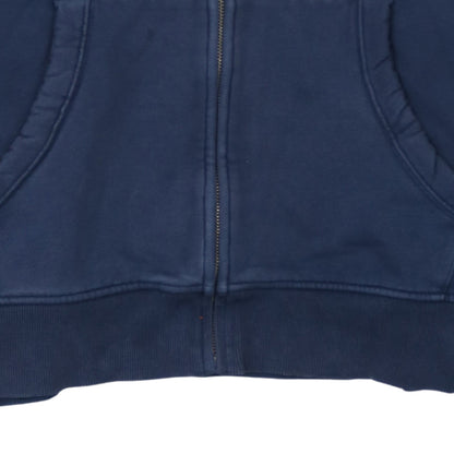 Mens UK Size L Tommy Hilfiger Blue Full Zip Hoodie