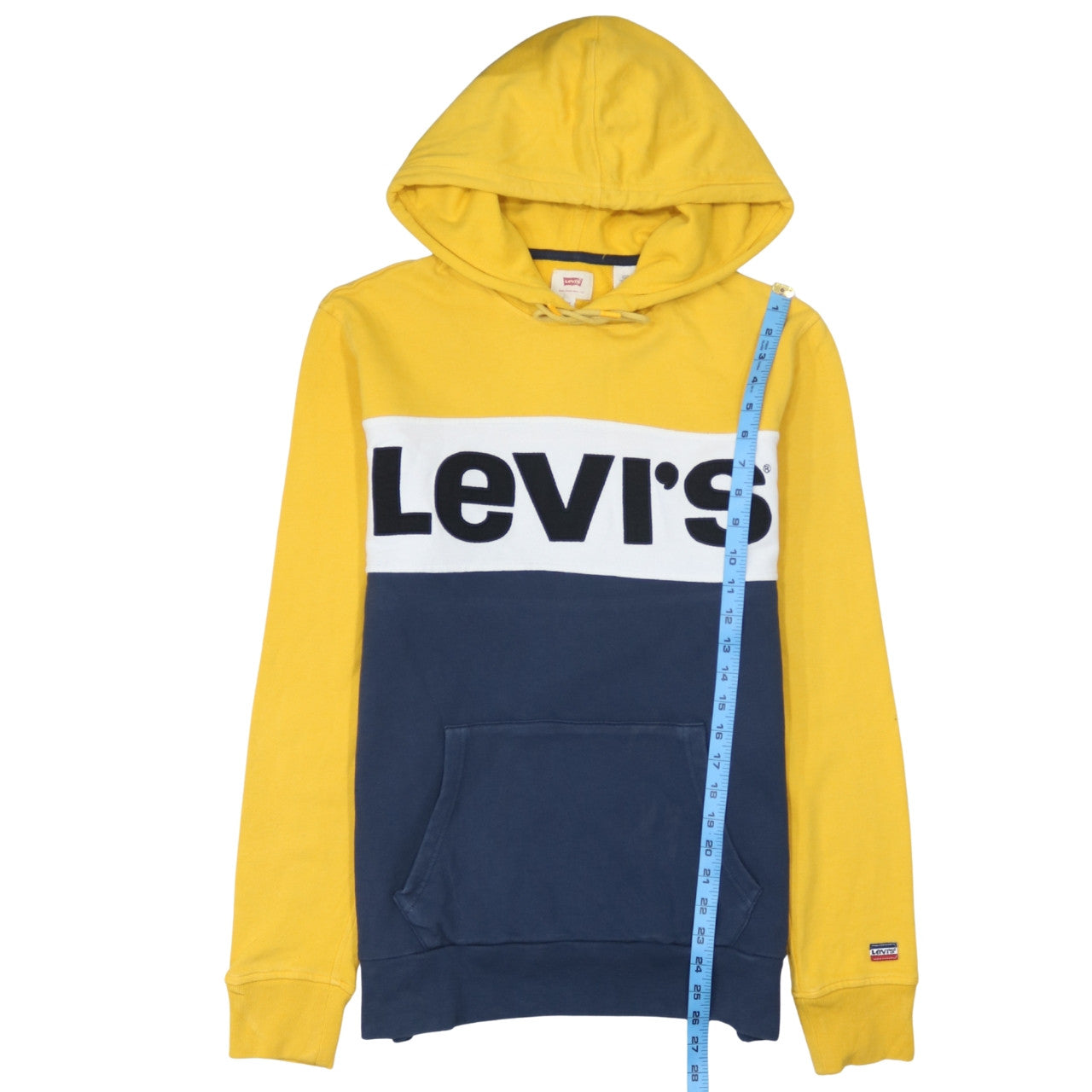 Mens UK Size M Levi's Multicoloured Pullover Hoodie