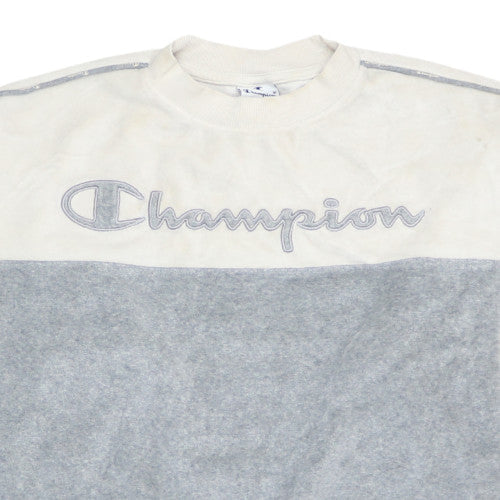 Mens UK Size S Champion Grey Pullover Sweatshirt