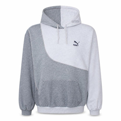 Womens UK Size S PUMA Grey Pullover Hoodie
