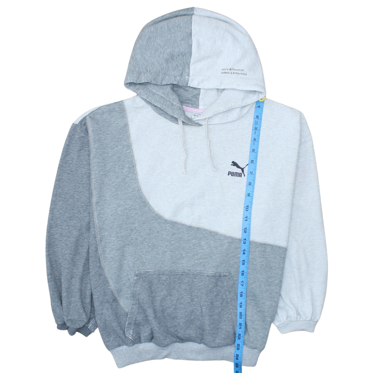Womens UK Size S PUMA Grey Pullover Hoodie