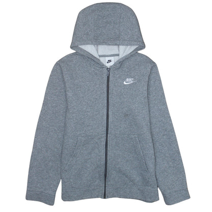 Boys UK Size L Nike Grey Full Zip Hoodie