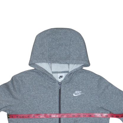 Boys UK Size L Nike Grey Full Zip Hoodie