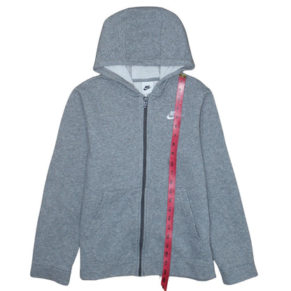 Boys UK Size L Nike Grey Full Zip Hoodie
