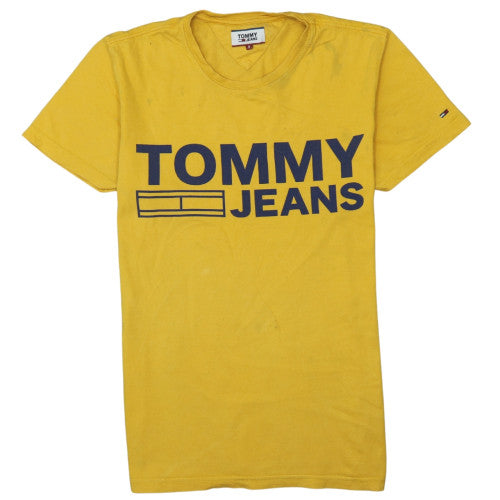 Mens UK Size S Tommy Jeans Yellow  T-Shirt