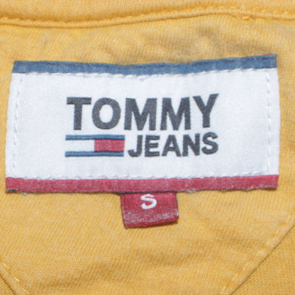 Mens UK Size S Tommy Jeans Yellow  T-Shirt