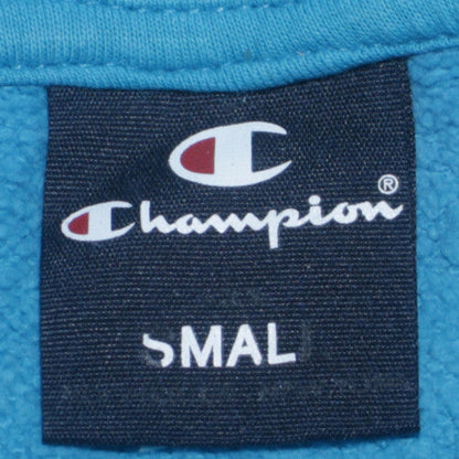 Mens UK Size S Champion Blue Pullover Hoodie