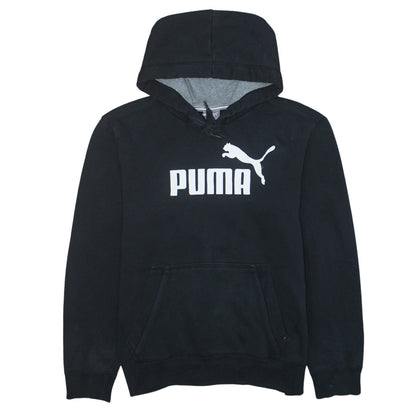 Mens UK Size S PUMA Black Pullover Hoodie