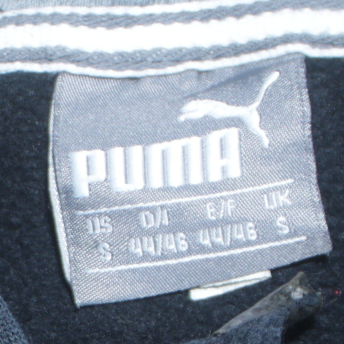 Mens UK Size S PUMA Black Pullover Hoodie