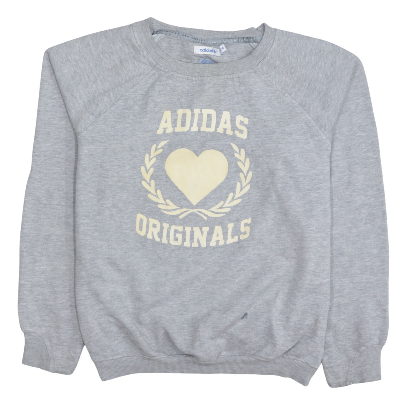 Womens UK Size 12 adidas Grey Pullover Sweatshirt