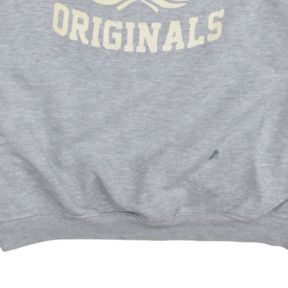 Womens UK Size 12 adidas Grey Pullover Sweatshirt