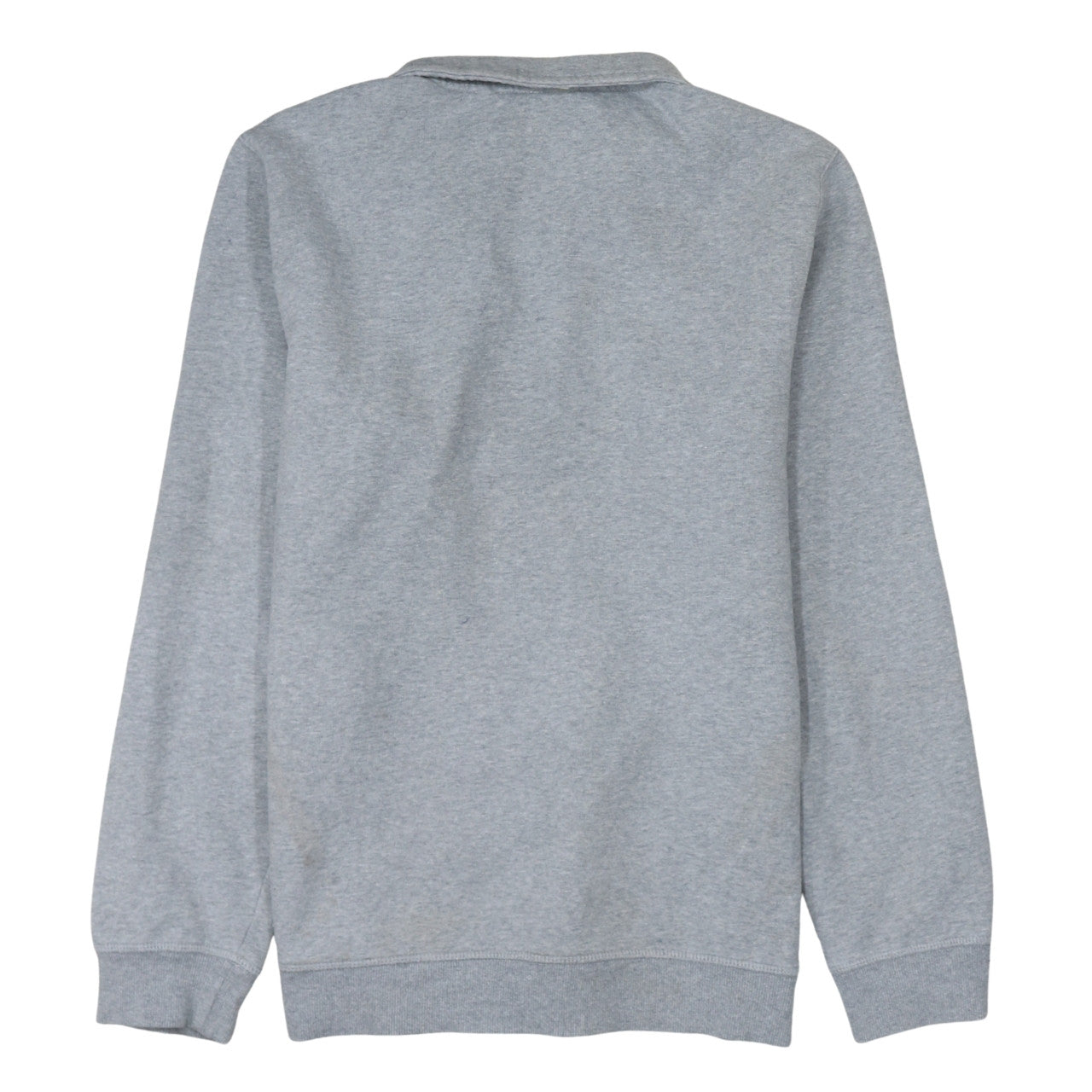 Mens UK Size L Dickies Grey 1/4 Zip Sweatshirt
