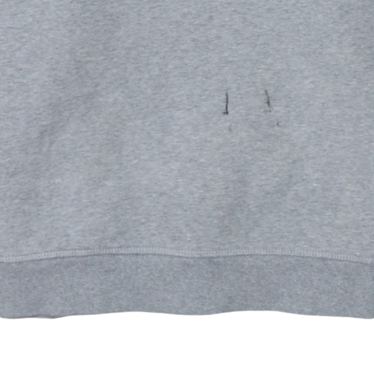Mens UK Size L Dickies Grey 1/4 Zip Sweatshirt