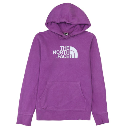 Womens UK Size M The North Face Purple Pullover Hoodie