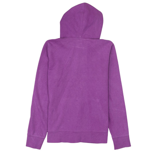 Womens UK Size M The North Face Purple Pullover Hoodie