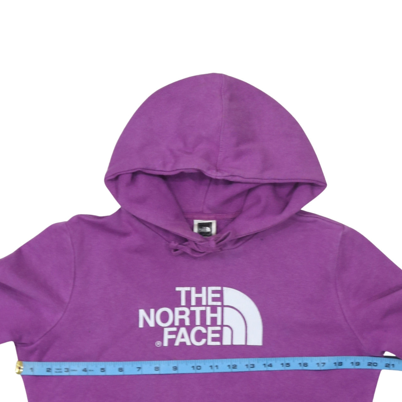Womens UK Size M The North Face Purple Pullover Hoodie