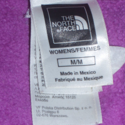 Womens UK Size M The North Face Purple Pullover Hoodie