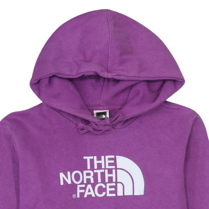 Womens UK Size M The North Face Purple Pullover Hoodie