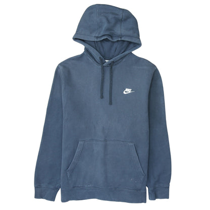 Mens UK Size L Nike Blue Pullover Hoodie