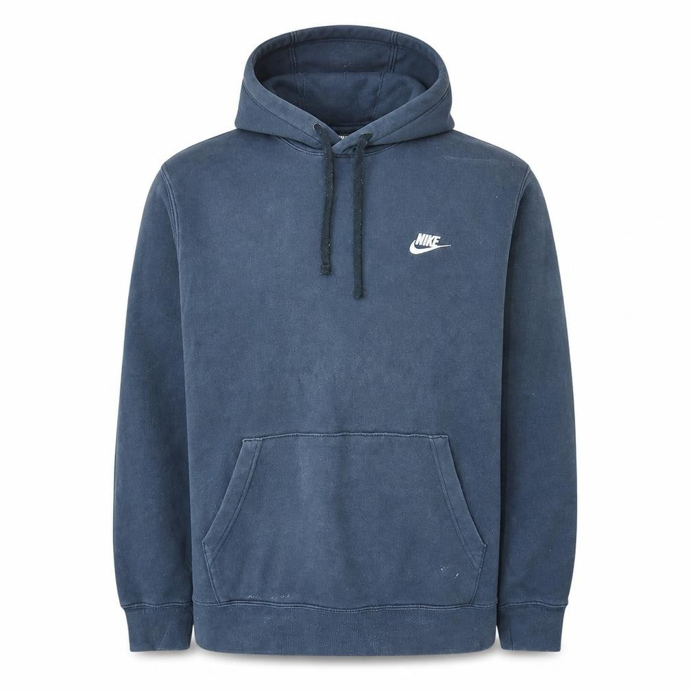 Mens UK Size L Nike Blue Pullover Hoodie
