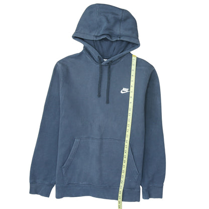 Mens UK Size L Nike Blue Pullover Hoodie