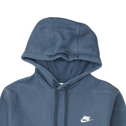 Mens UK Size L Nike Blue Pullover Hoodie