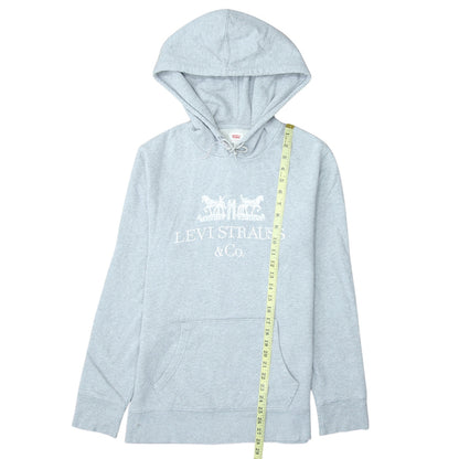 Mens UK Size S Levi's Grey Pullover Hoodie