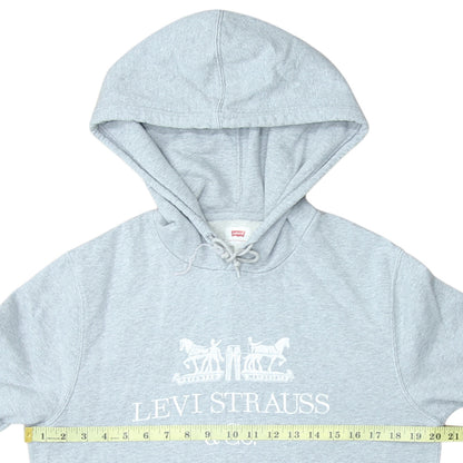 Mens UK Size S Levi's Grey Pullover Hoodie