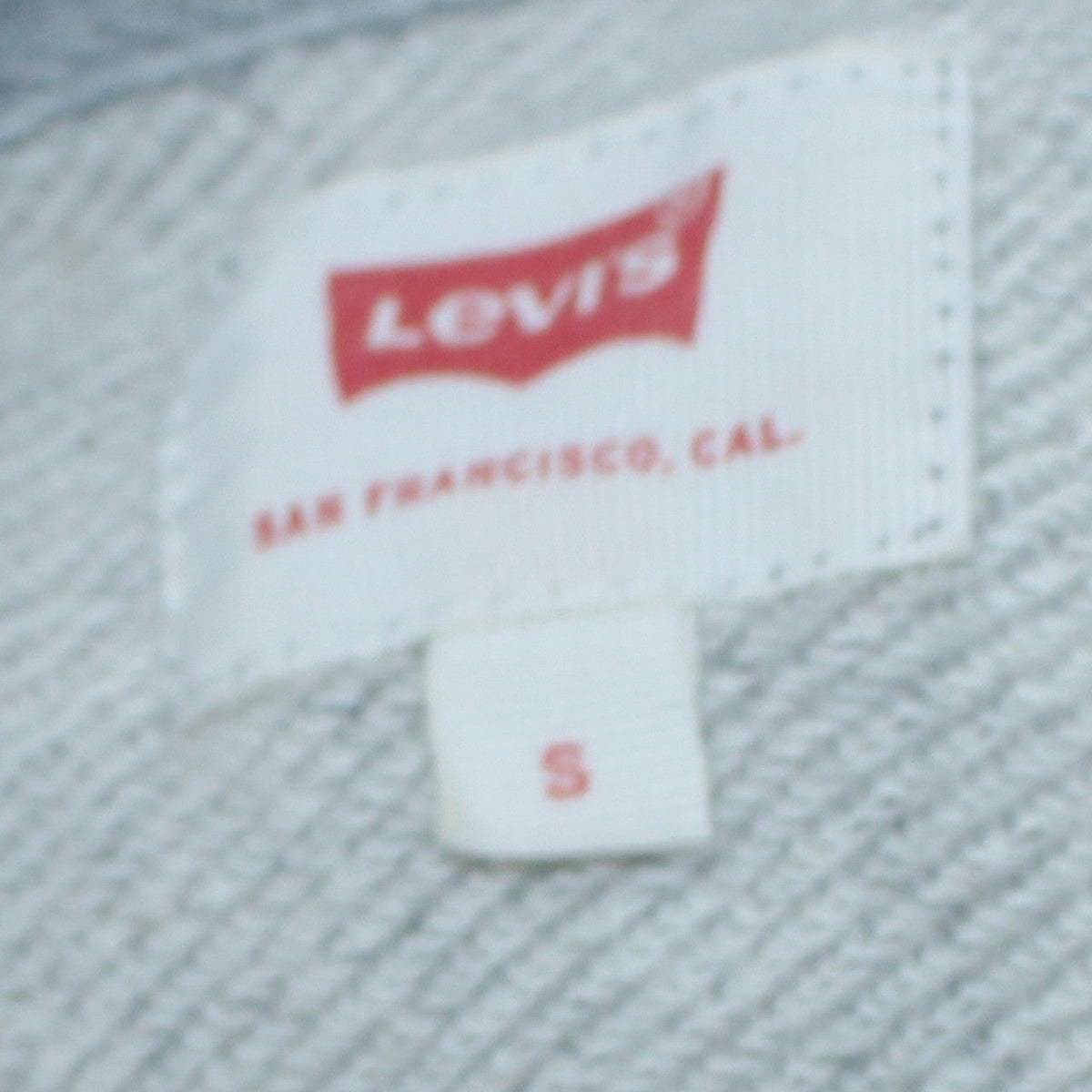 Mens UK Size S Levi's Grey Pullover Hoodie