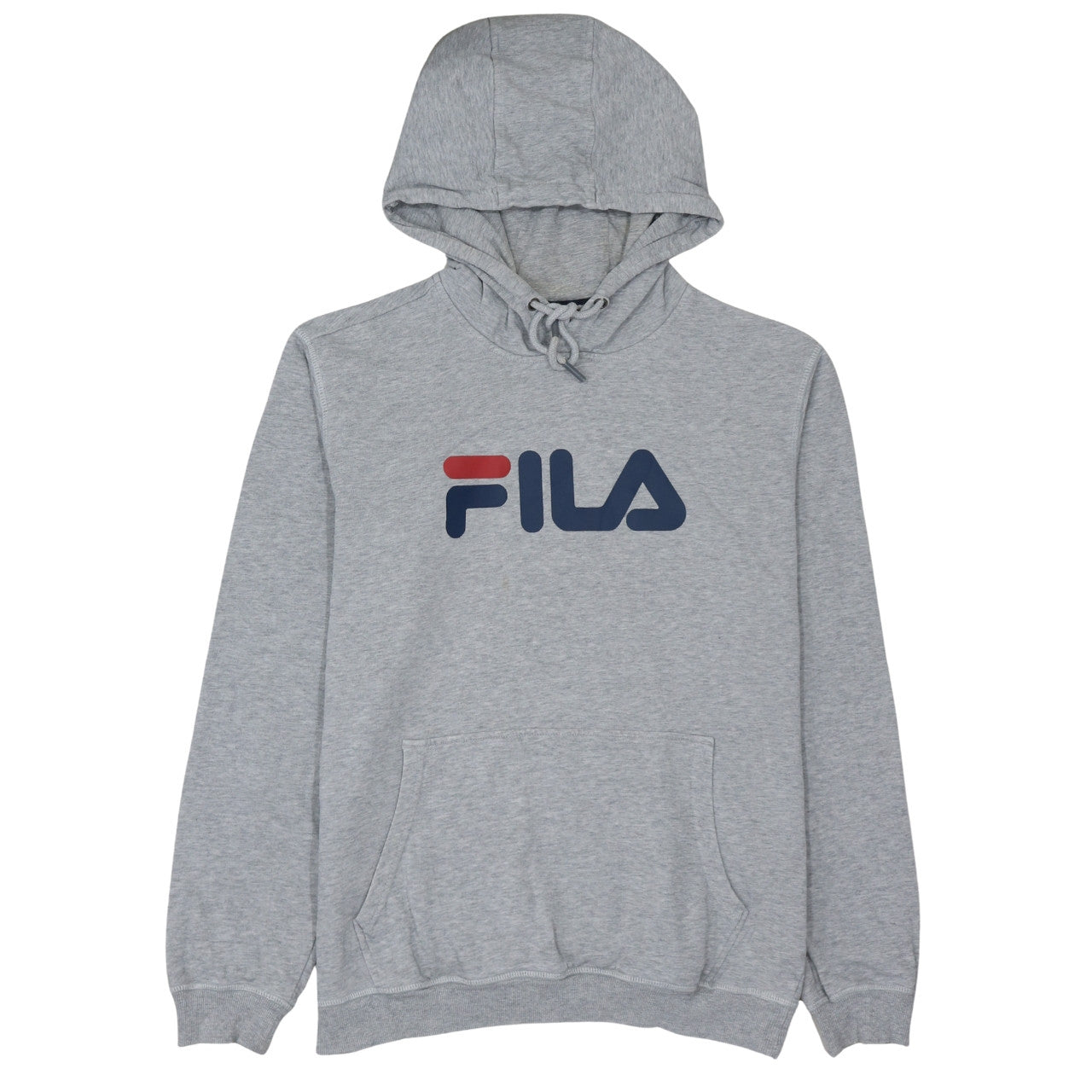 Mens UK Size M FILA Grey Pullover Hoodie