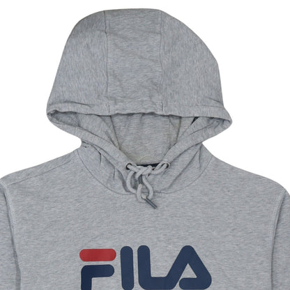 Mens UK Size M FILA Grey Pullover Hoodie