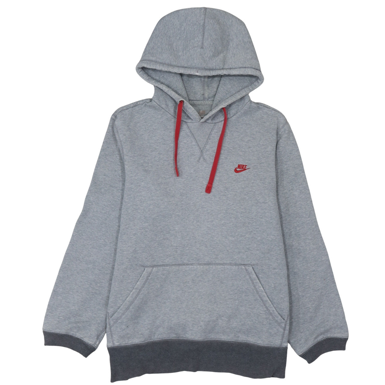 Mens UK Size L Nike Grey Pullover Hoodie