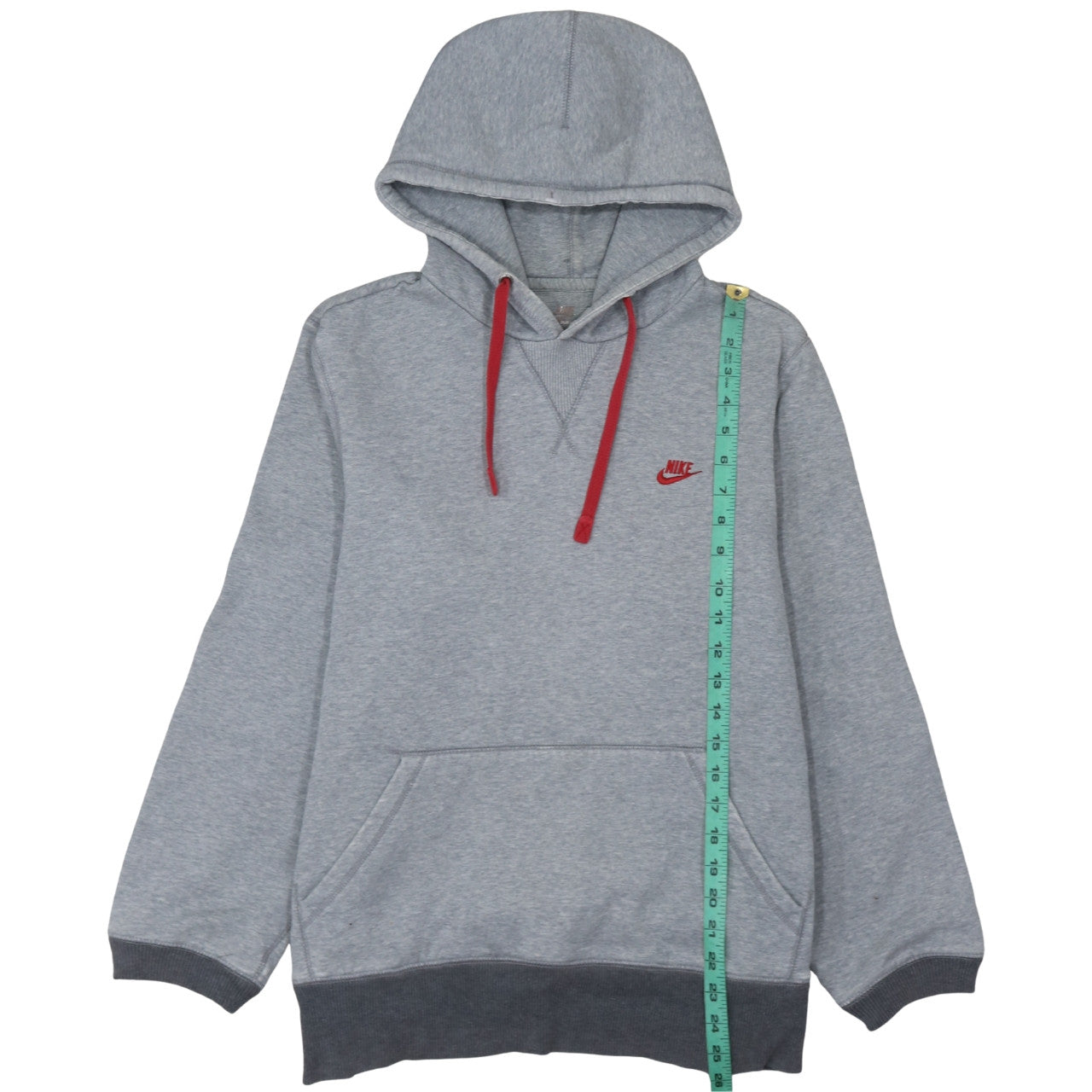 Mens UK Size L Nike Grey Pullover Hoodie
