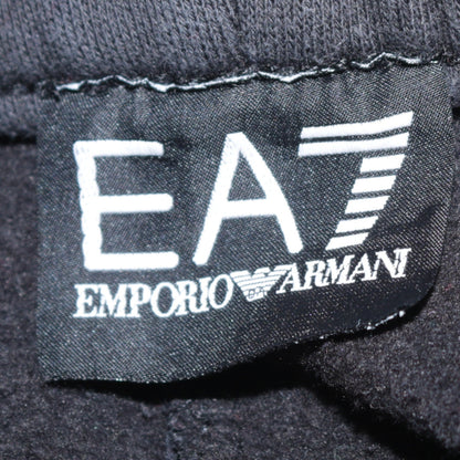 Mens UK Size M Emporio Armani Regular Fit Jogger Black Trousers