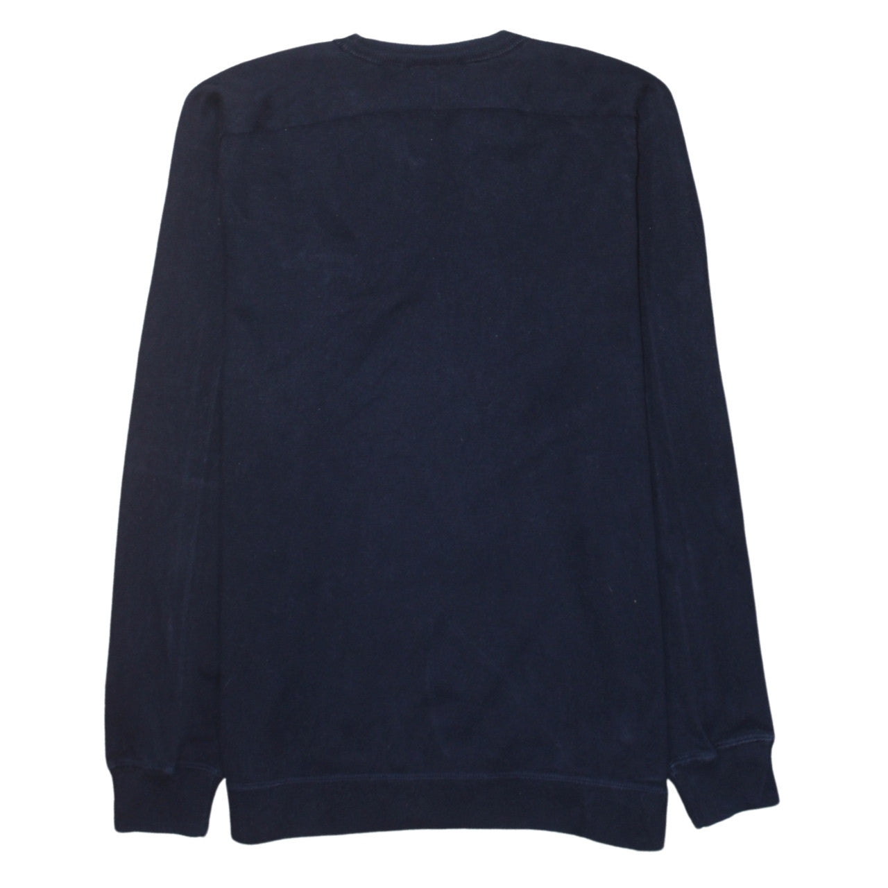 Lacoste Men's Blue Cotton Crew Neck Jumper Size L Classic Knit