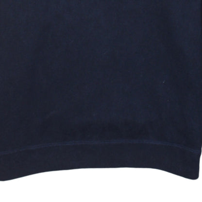 Lacoste Men's Blue Cotton Crew Neck Jumper Size L Classic Knit