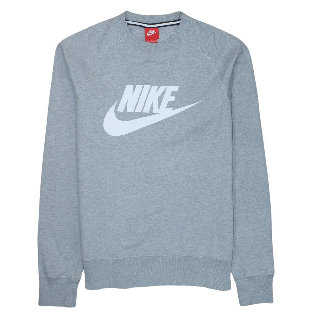 Mens UK Size S Nike Grey Pullover Sweatshirt