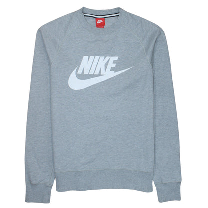 Mens UK Size S Nike Grey Pullover Sweatshirt