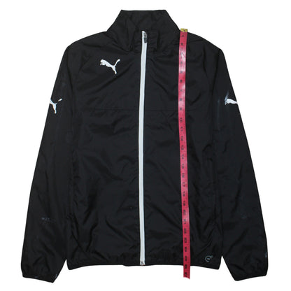 Puma Men's Black 34 Windbreaker Water Resistant Sports Jacket