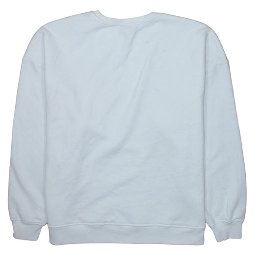 Mens UK Size L Primark White Pullover Sweatshirt