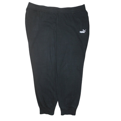 Mens UK Size M PUMA Regular Fit Jogger Black Trousers