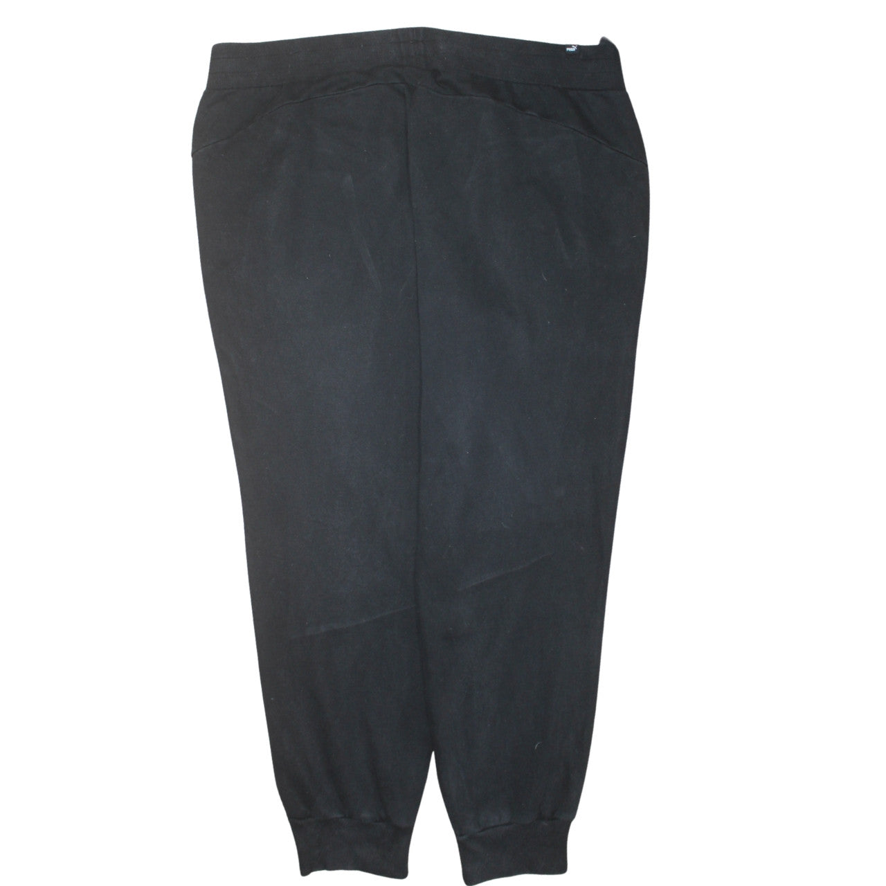Mens UK Size M PUMA Regular Fit Jogger Black Trousers