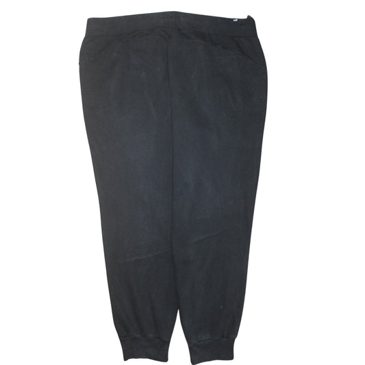 Mens UK Size M PUMA Regular Fit Jogger Black Trousers