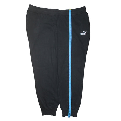 Mens UK Size M PUMA Regular Fit Jogger Black Trousers