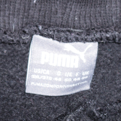 Mens UK Size M PUMA Regular Fit Jogger Black Trousers